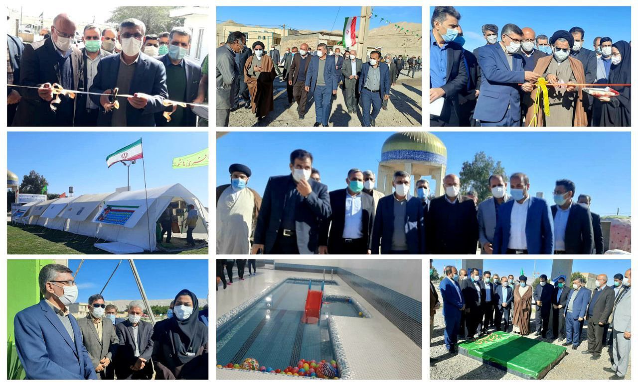 افتتاح و کلنگ زنی ۵۶ پروژه عمرانی، خدماتی و اقتصادی در شهرستان مرزی دهلران