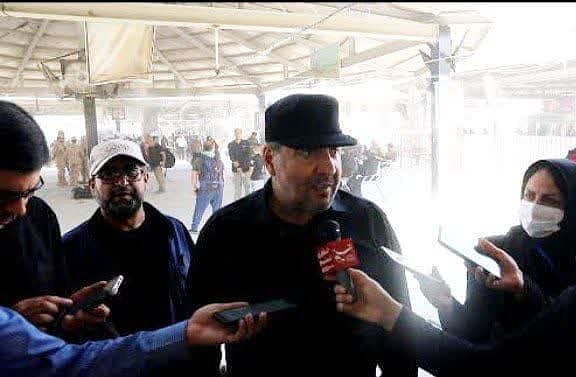استاندار و رئیس ستاد اربعین استان ایلام در جمع خبرنگاران در مرز مهران: