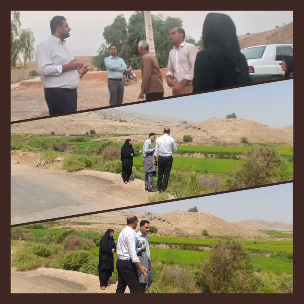 بازدید فرماندار شهرستان چرداول از روستاهای شهرستان