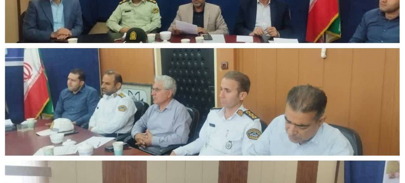 نشست شورای ترافیک دهلران به ریاست دکتر یگانه