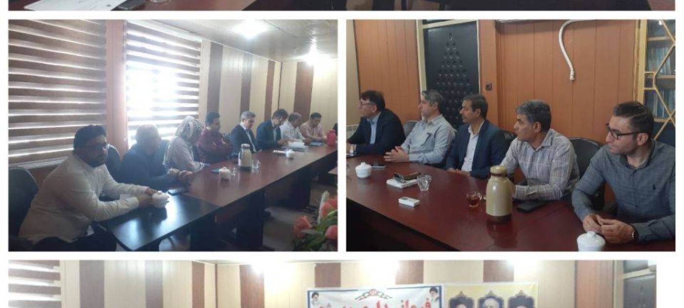 نشست بررسی تخصصی  رفع مشکلات بیمه ای و حق آبه کشاورزان بخش مرکزی(فرخ آباد) وخسارات ناشی از خشکسالی