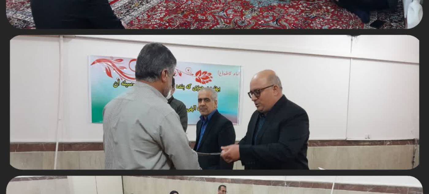 تجلیل فرماندار ایوان از فرزندشهید شاغل در فرمانداری