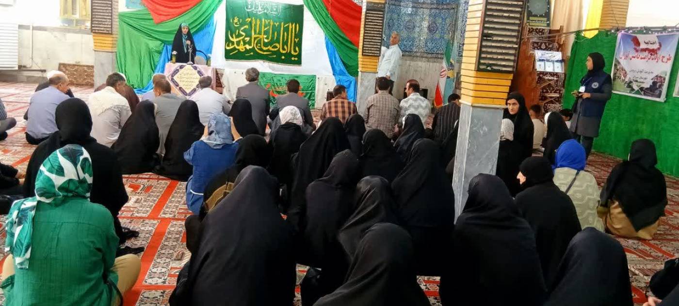 جشن آغاز امامت حضرت ولی‌عصر(عج) با حضور مردم و مسئولان شهرستان سیروان در مسجد جامع لومار برگزار شد