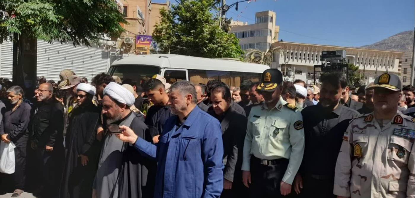  تشییع پیکر مطهر شهید مرزبانی همزمان با تاسوعا در ایلام