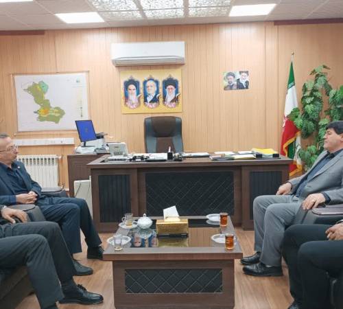 دیدار مدیر شعب بیمه ایران در ایلام با فرماندار مهران