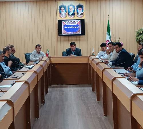 جلسه شورای ترافیک شهرستان مهران برگزار شد