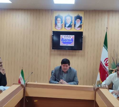 جلسه شورای سلامت و امنیت غذایی به ریاست حیدر نعمتی، فرماندار شهرستان